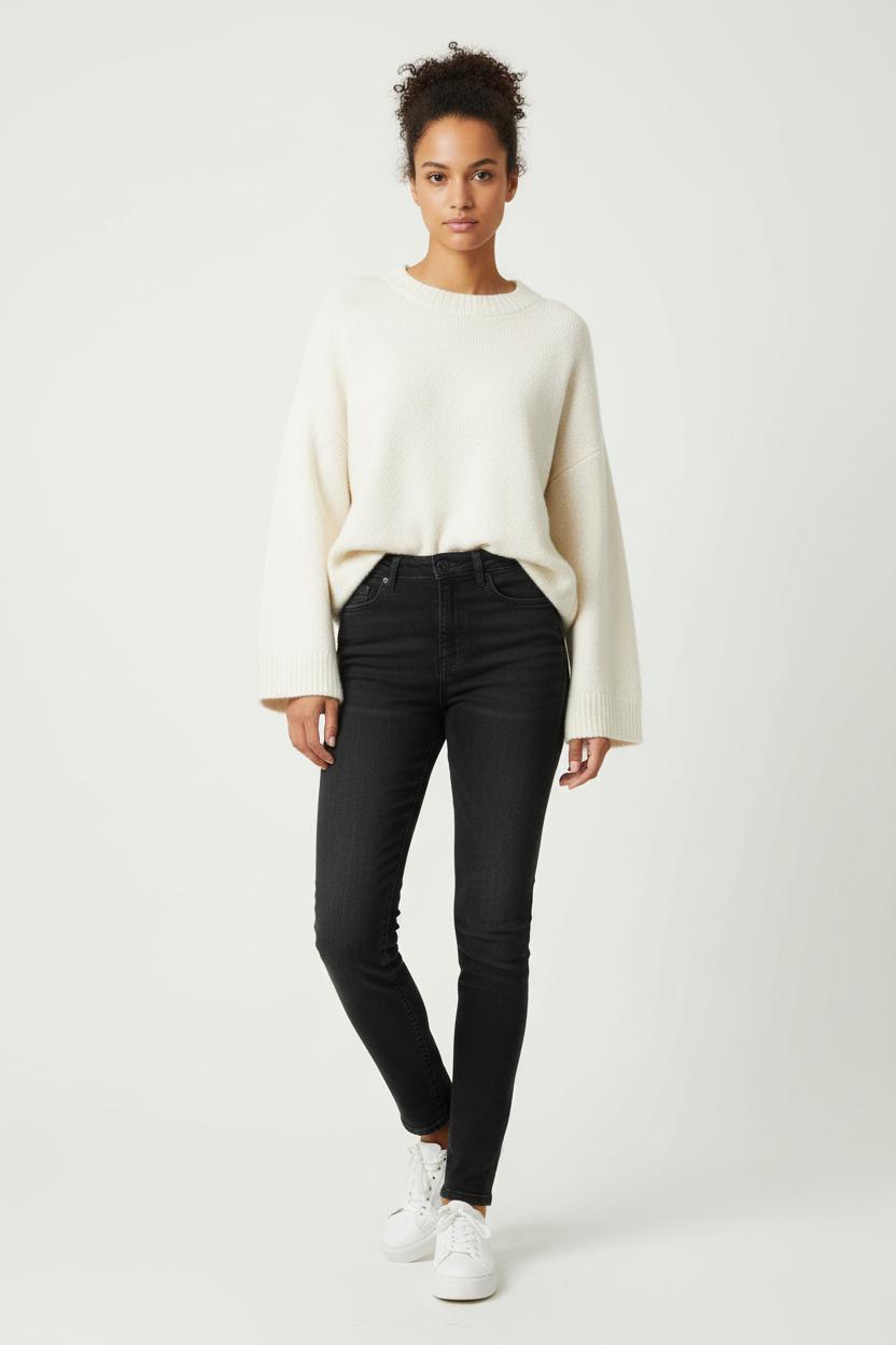 Jean Skinny Noir - Taille M/38 de la marque The Kooples | PARAD90934 - Vendu par Paradigme - Image 1
