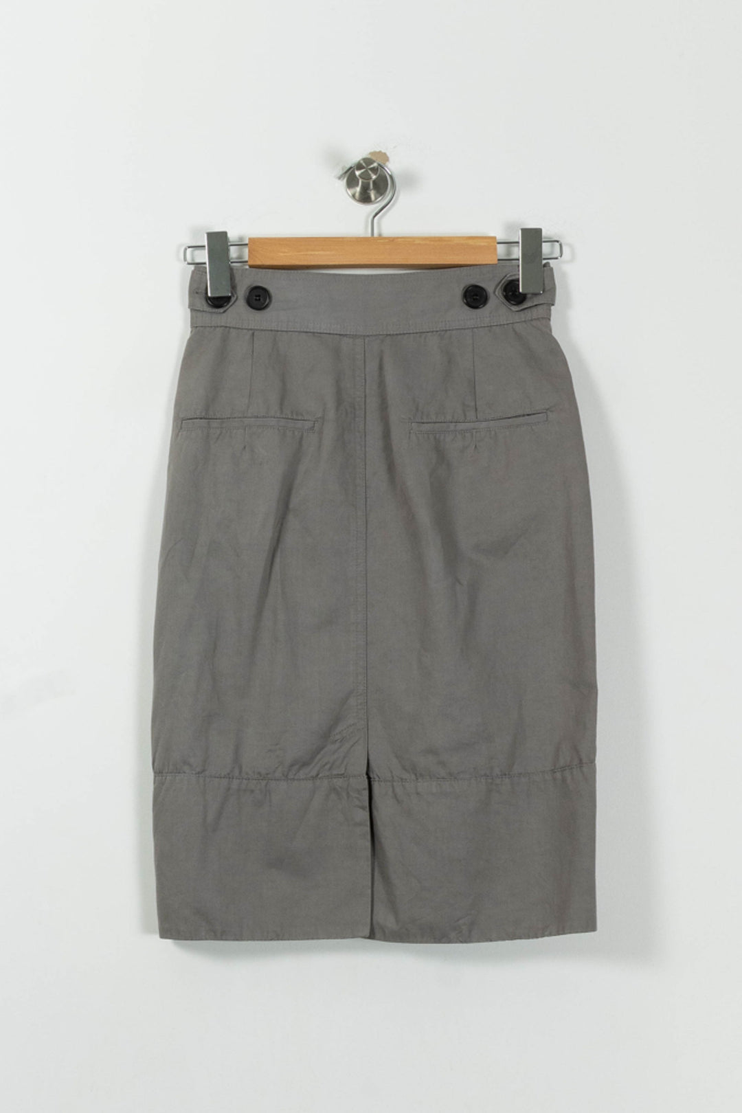 Jupe Midi Grise - Taille S/36 de la marque Comptoir des Cotonniers | PARAD90941 - Vendu par Paradigme - Image 4
