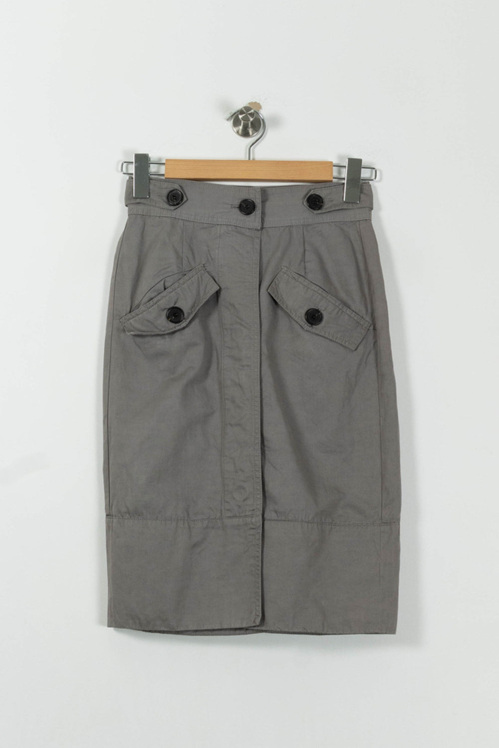 Jupe Midi Grise - Taille S/36 de la marque Comptoir des Cotonniers | PARAD90941 - Vendu par Paradigme - Image 2
