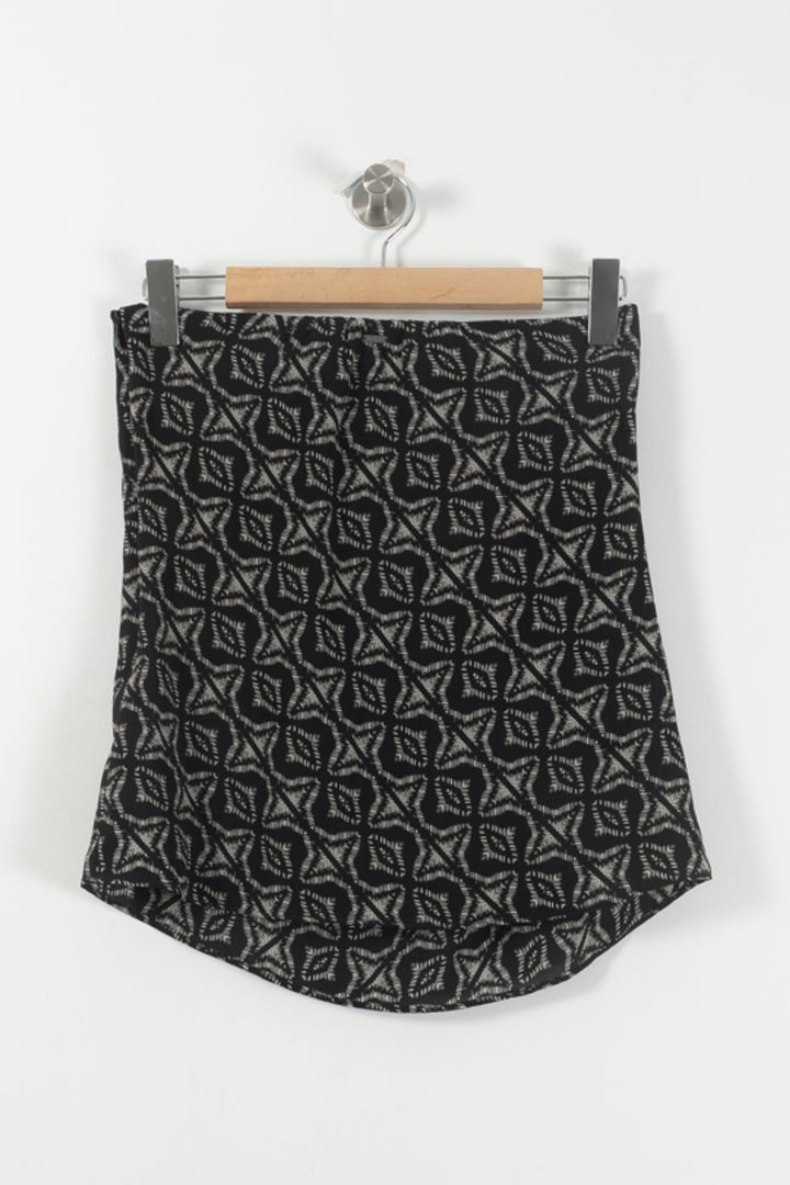 Jupe Courte Noire et Blanche - Taille S/36 de la marque IKKS | PARAD90947 - Vendu par Paradigme - Image 4