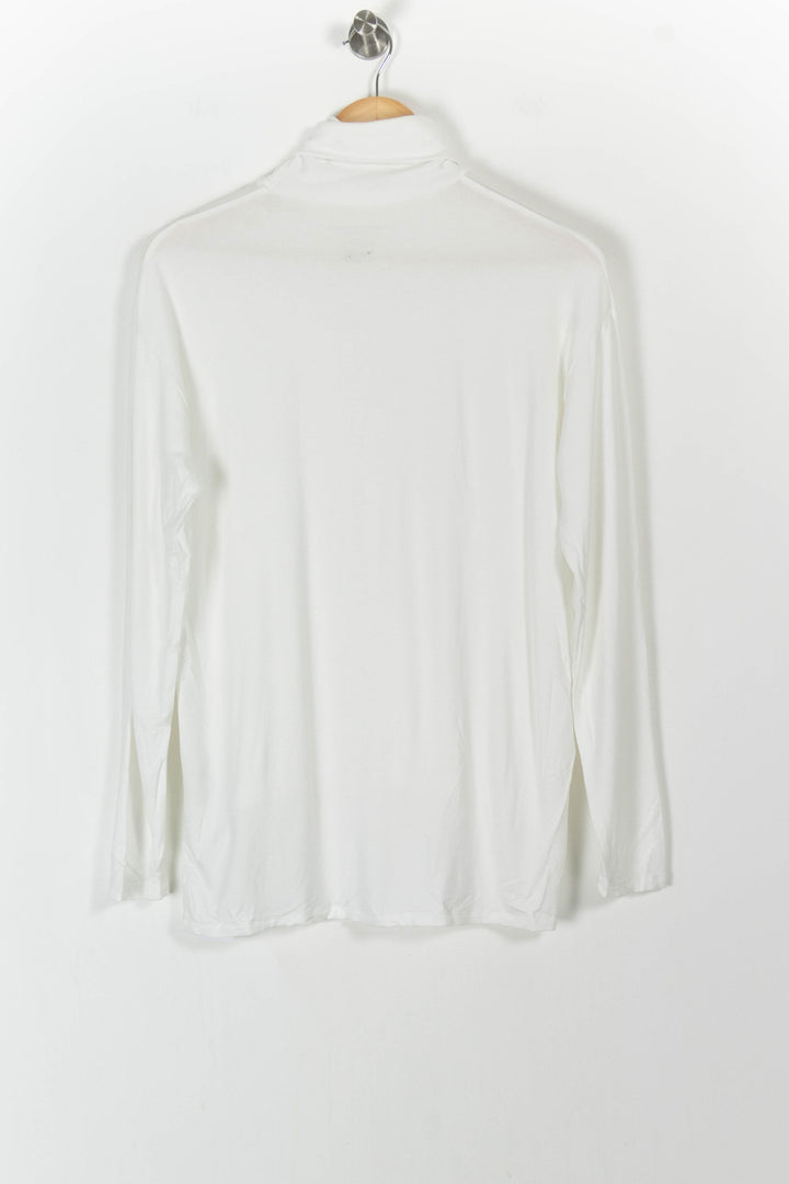 Sous pull Blanc - Taille M/38 de la marque Majestic Filatures | PARAD90957 - Vendu par Paradigme - Image 4