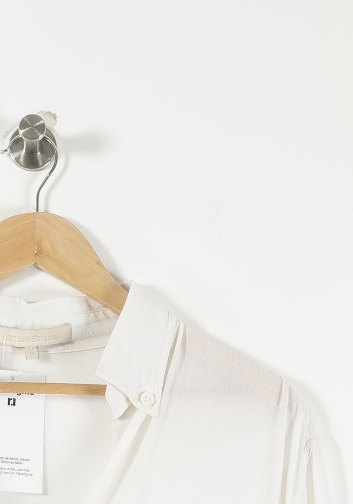 Chemise Blanche - Taille L/40 de la marque Vanessa Bruno | PARAD90959 - Vendu par Paradigme - Image 3