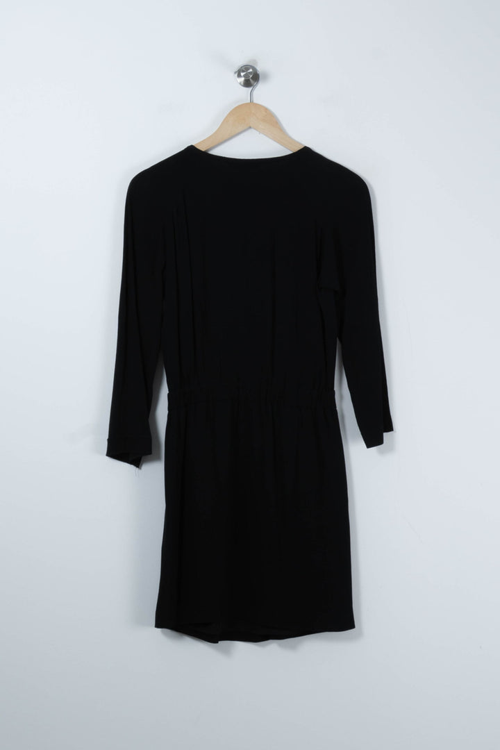 Robe Courte Noire - Taille S/36 de la marque Sandro | PARAD90967 - Vendu par Paradigme - Image 4