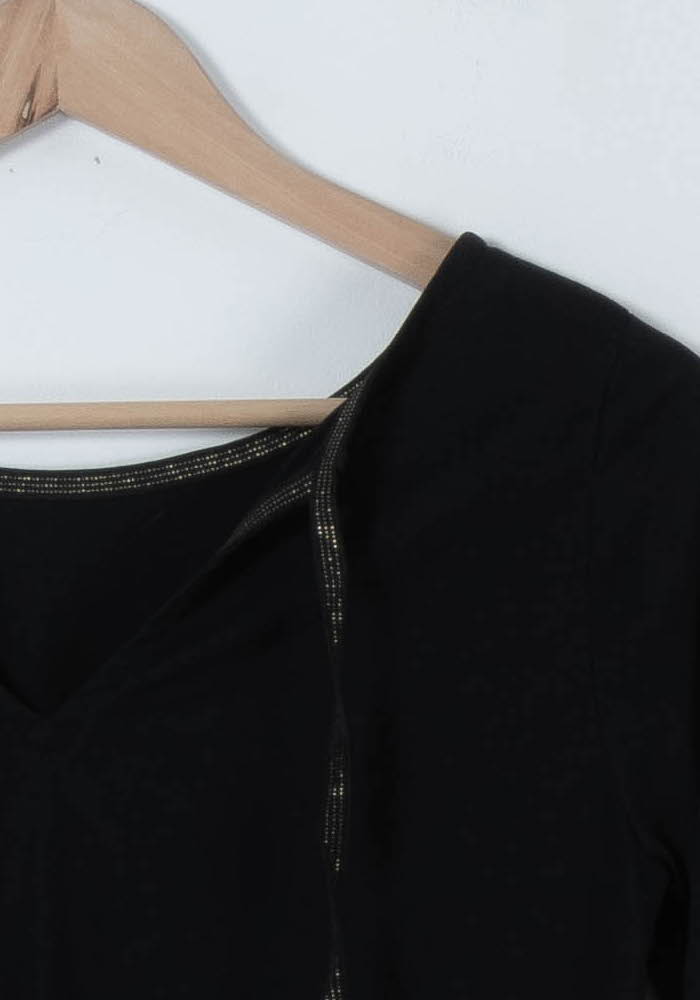 Tunique Noire - Taille S/36 de la marque Sézane | PARAD90969 - Vendu par Paradigme - Image 3