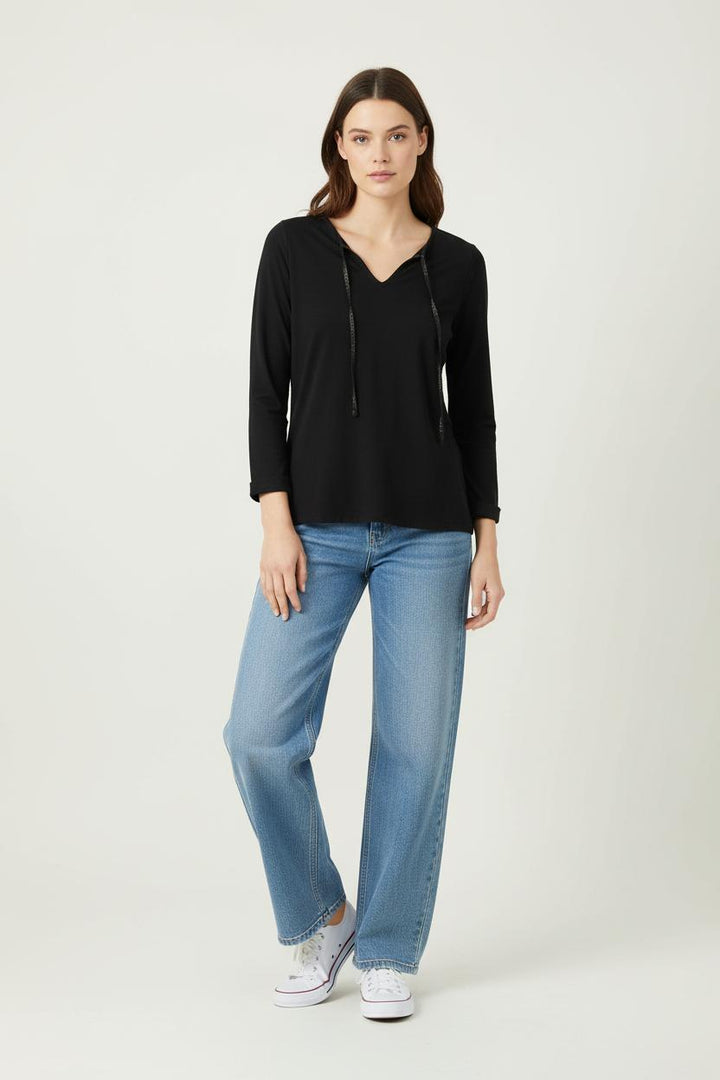 Tunique Noire - Taille S/36 de la marque Sézane | PARAD90969 - Vendu par Paradigme - Image 1