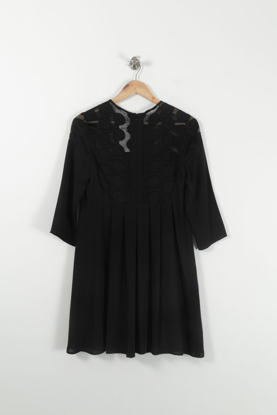 Robe Courte Noire - Taille S/36 de la marque Claudie Pierlot | PARAD90970 - Vendu par Paradigme - Image 4