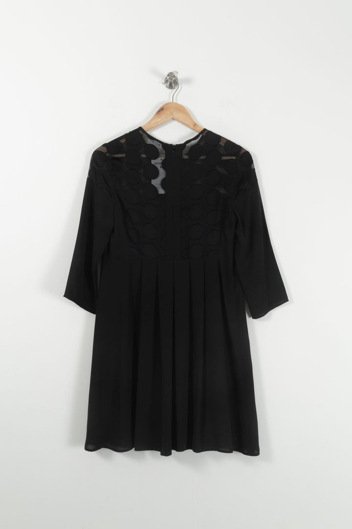 Robe Courte Noire - Taille S/36 de la marque Claudie Pierlot | PARAD90970 - Vendu par Paradigme - Image 4