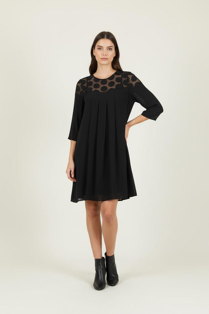 Robe Courte Noire - Taille S/36 de la marque Claudie Pierlot | PARAD90970 - Vendu par Paradigme - Image 1