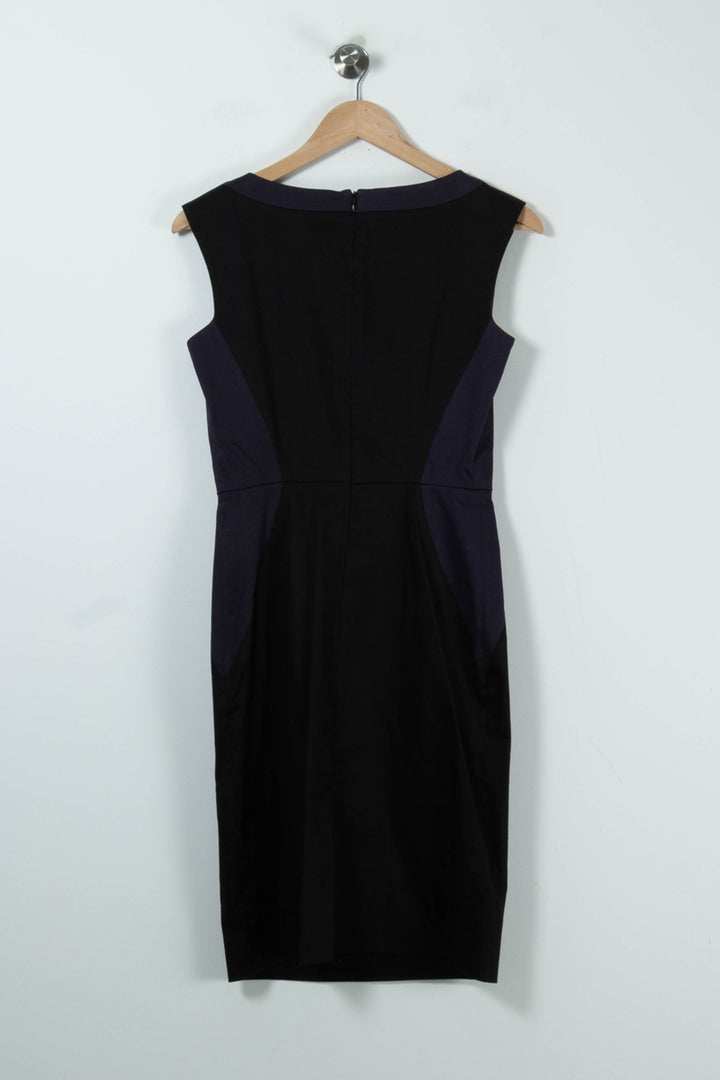 Robe Droite Noire - Taille S/36 de la marque Tara Jarmon | PARAD90973 - Vendu par Paradigme - Image 4