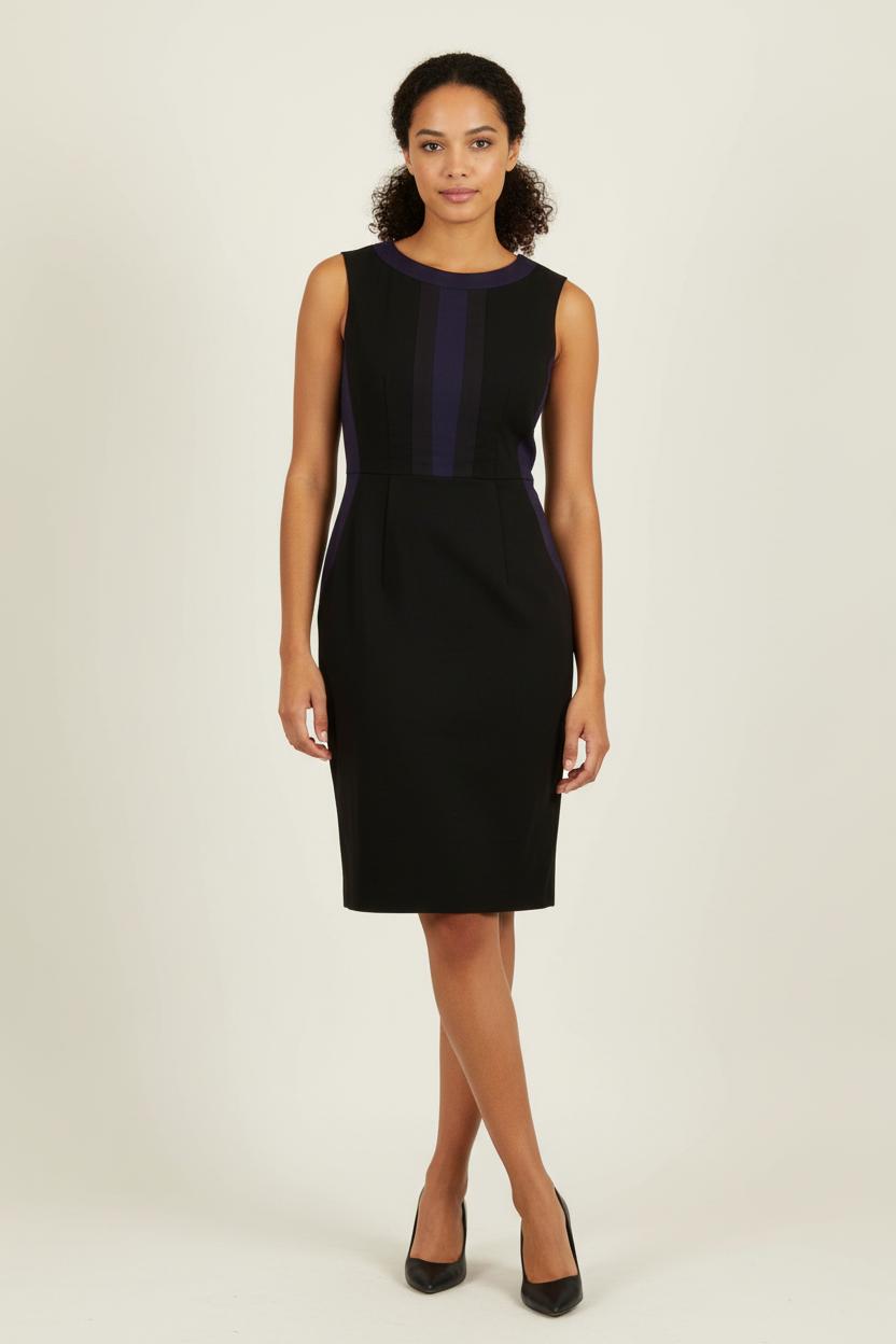 Robe Droite Noire - Taille S/36 de la marque Tara Jarmon | PARAD90973 - Vendu par Paradigme - Image 1
