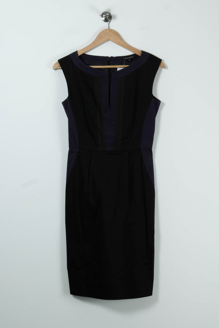Robe Droite Noire - Taille S/36 de la marque Tara Jarmon | PARAD90973 - Vendu par Paradigme - Image 2