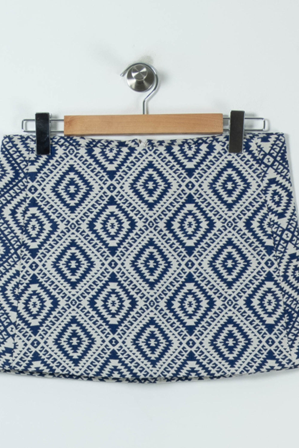 Jupe Courte Bleue et Blanche - Taille M/38 de la marque Sézane | PARAD90980 - Vendu par Paradigme - Image 2