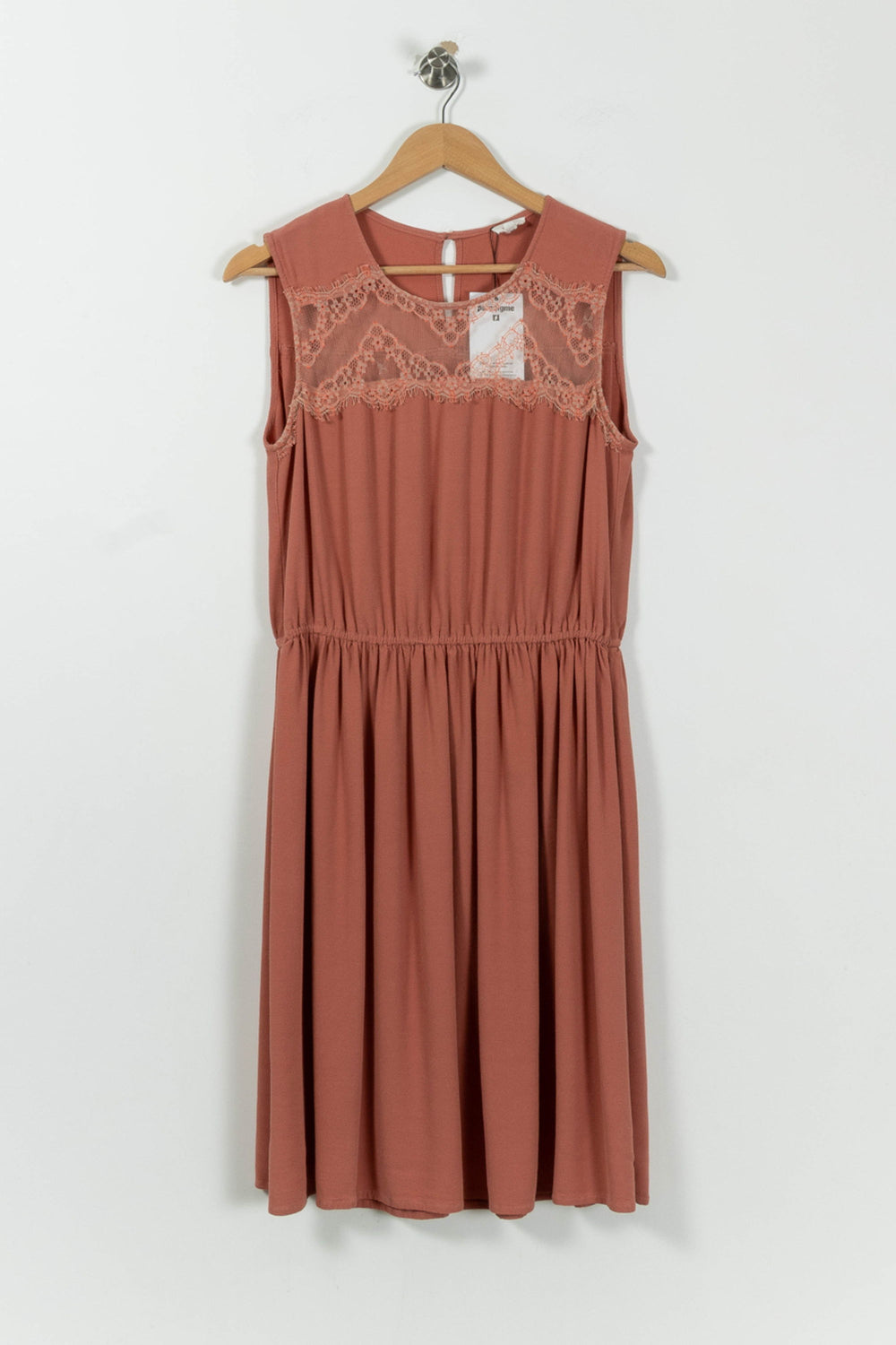 Robe Midi Rose - Taille L/40 de la marque Pablo | PARAD90982 - Vendu par Paradigme - Image 2