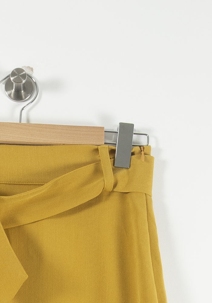 Jupe Crayon Jaune - Taille L/40 de la marque La Fée Maraboutée | PARAD90985 - Vendu par Paradigme - Image 3