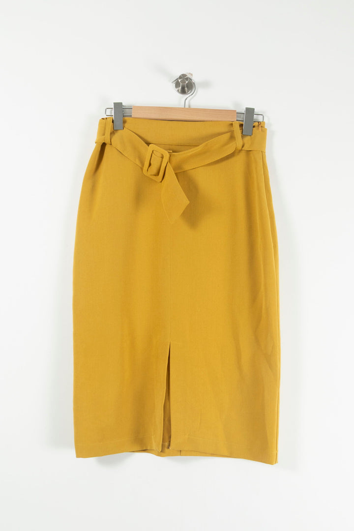 Jupe Crayon Jaune - Taille L/40 de la marque La Fée Maraboutée | PARAD90985 - Vendu par Paradigme - Image 2