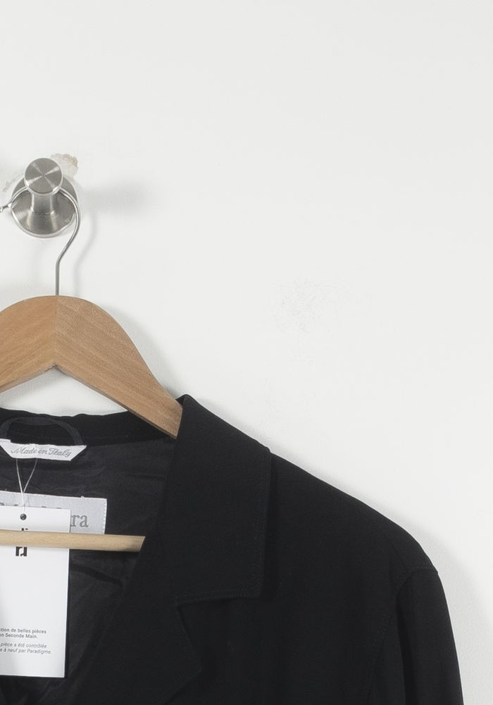 Veste Noire - Taille XL/42 de la marque Max Mara | PARAD90989 - Vendu par Paradigme - Image 3