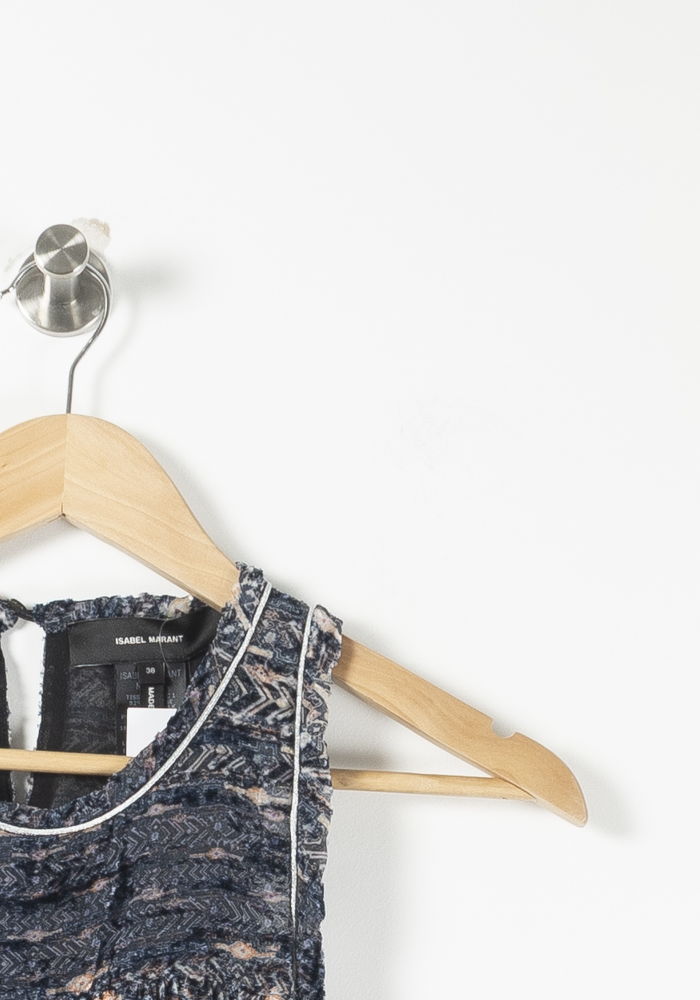 Débardeur Gris et Bleu - Taille M/38 de la marque Isabel Marant | PARAD90991 - Vendu par Paradigme - Image 3