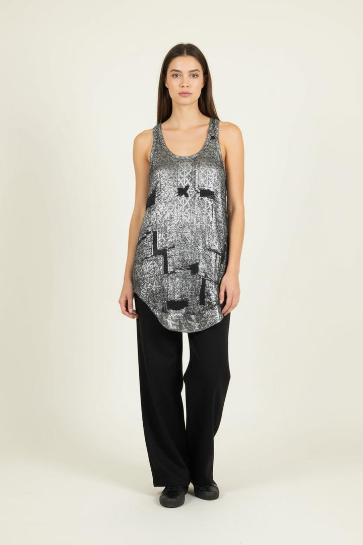 Robe Débardeuse Grise - Taille M/38 de la marque Isabel Marant | PARAD90992 - Vendu par Paradigme - Image 1