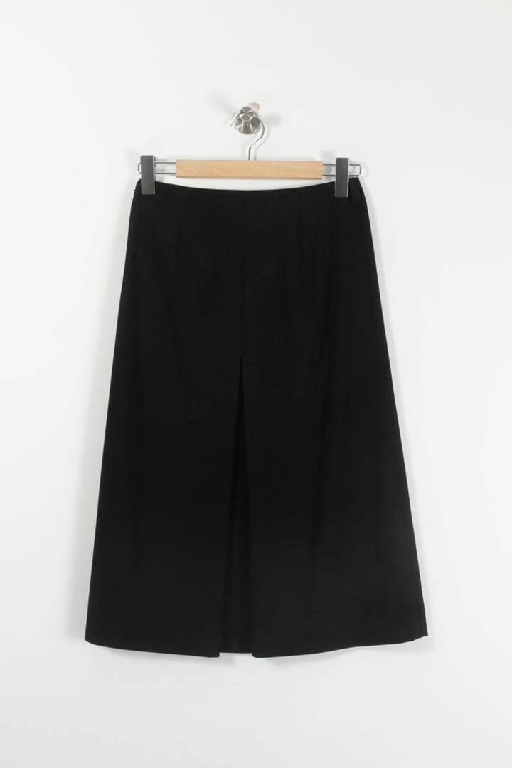 Jupe Longue Noire - Taille S/36 de la marque Max Mara | PARAD90993 - Vendu par Paradigme - Image 4