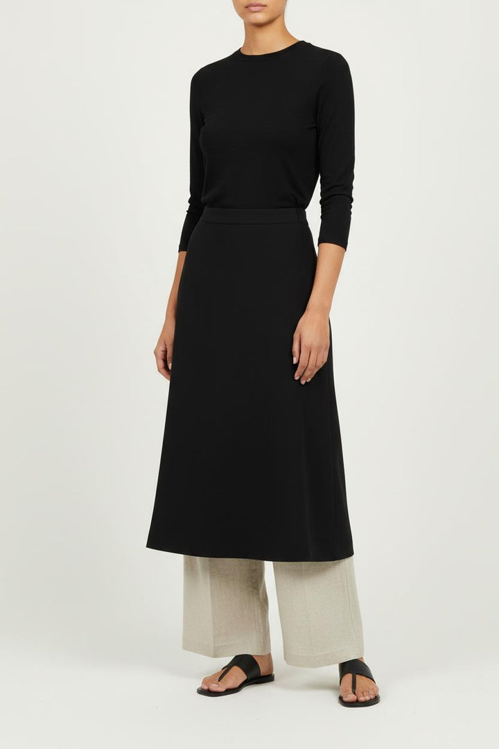 Jupe Longue Noire - Taille S/36 de la marque Max Mara | PARAD90993 - Vendu par Paradigme - Image 1