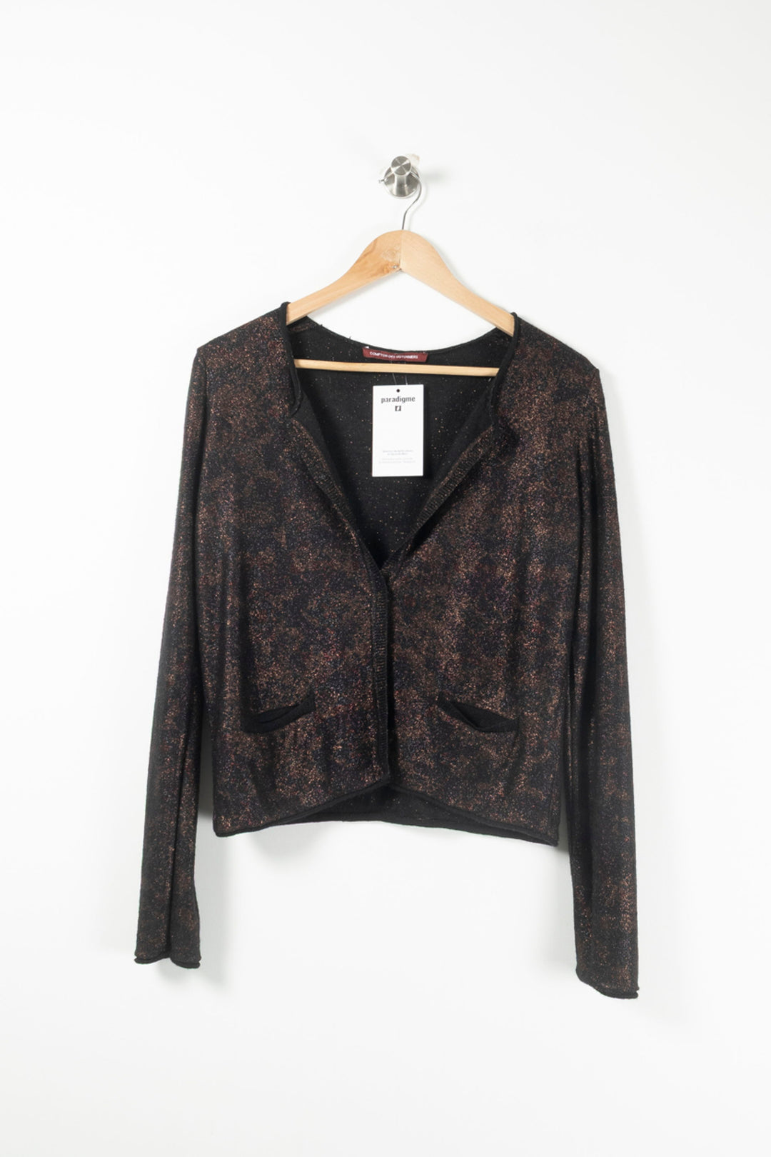 Veste Marron et Noire - Taille XS/34 de la marque Comptoir des Cotonniers | PARAD90995 - Vendu par Paradigme - Image 2