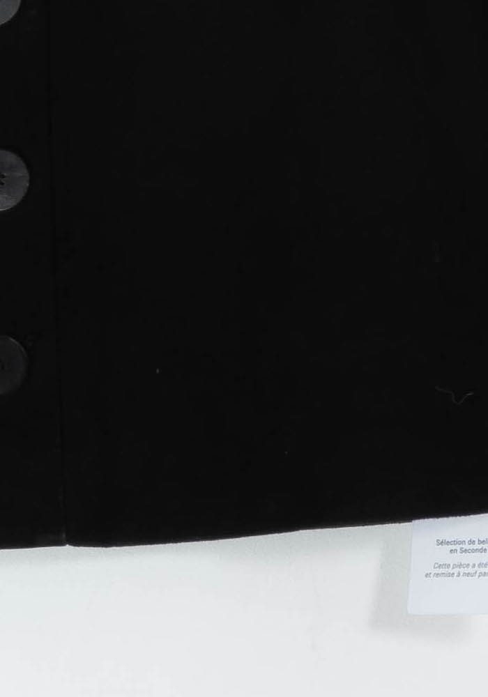 Jupe Boutonnée Noire - Taille S/36 de la marque Sézane | PARAD90999 - Vendu par Paradigme - Image 3