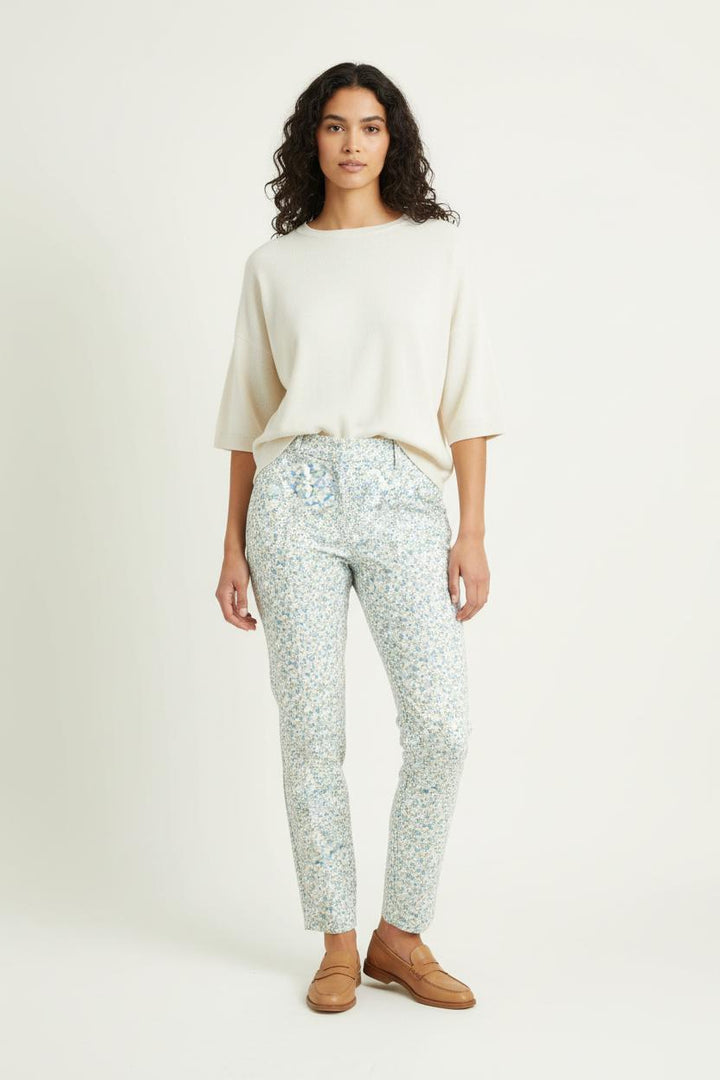 Pantalon Blanc et Bleu - Taille S/36 de la marque Sézane | PARAD91002 - Vendu par Paradigme - Image 1