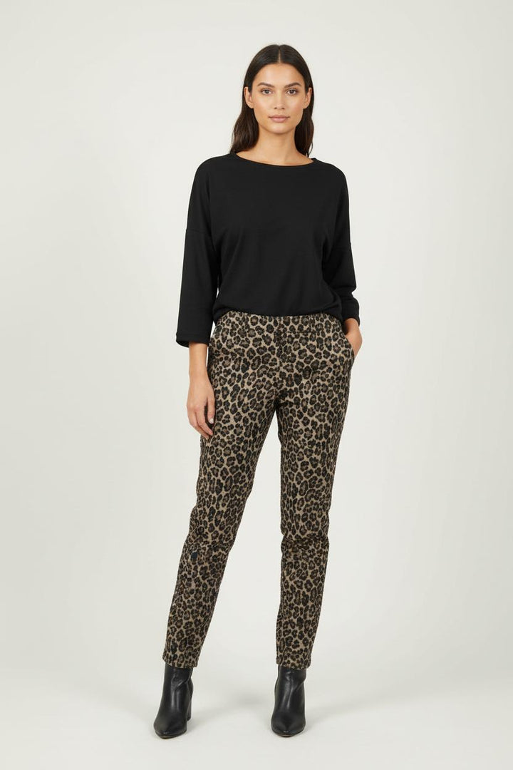 Pantalon Marron et Noir - Taille S/36 de la marque Sézane | PARAD91004 - Vendu par Paradigme - Image 1