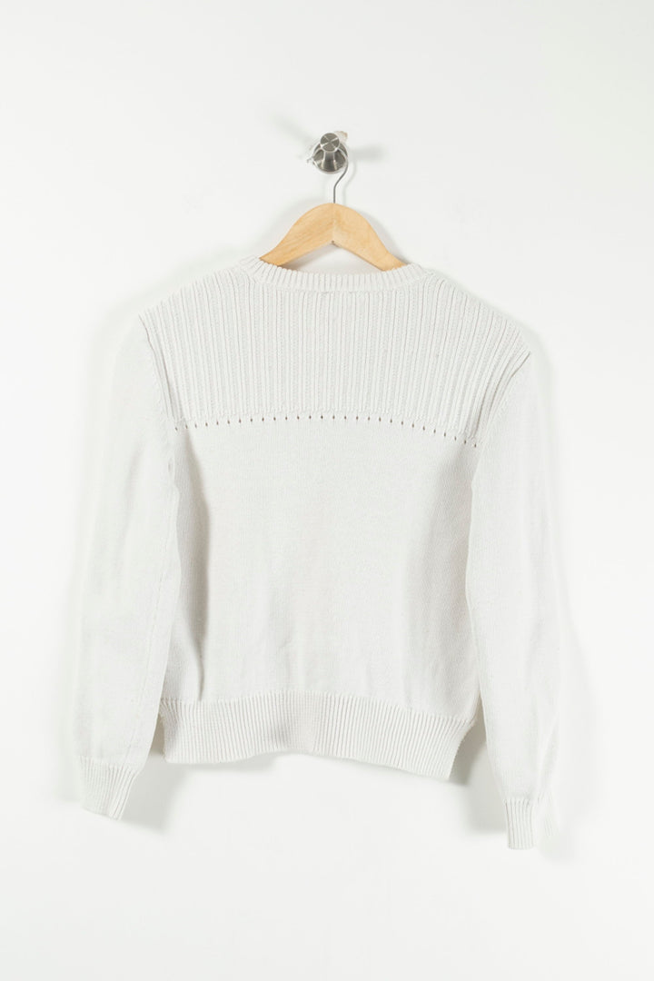 Pull Blanc - Taille S/36 de la marque Ekyog | PARAD91009 - Vendu par Paradigme - Image 4