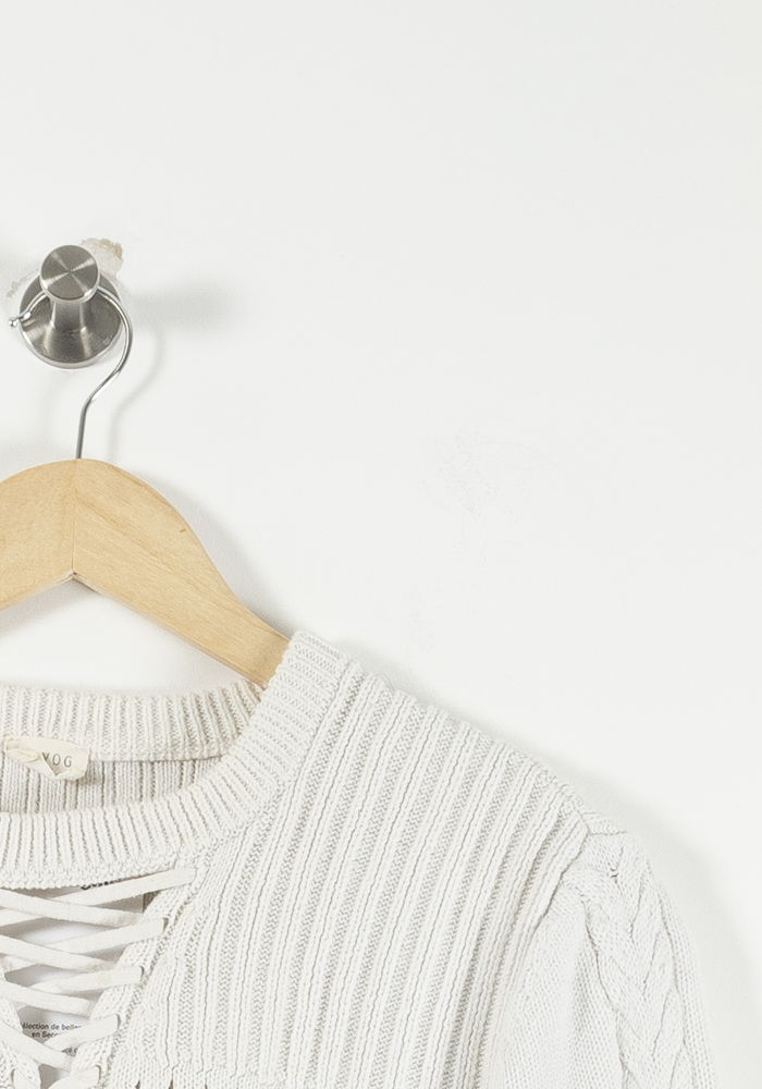 Pull Blanc - Taille S/36 de la marque Ekyog | PARAD91009 - Vendu par Paradigme - Image 3