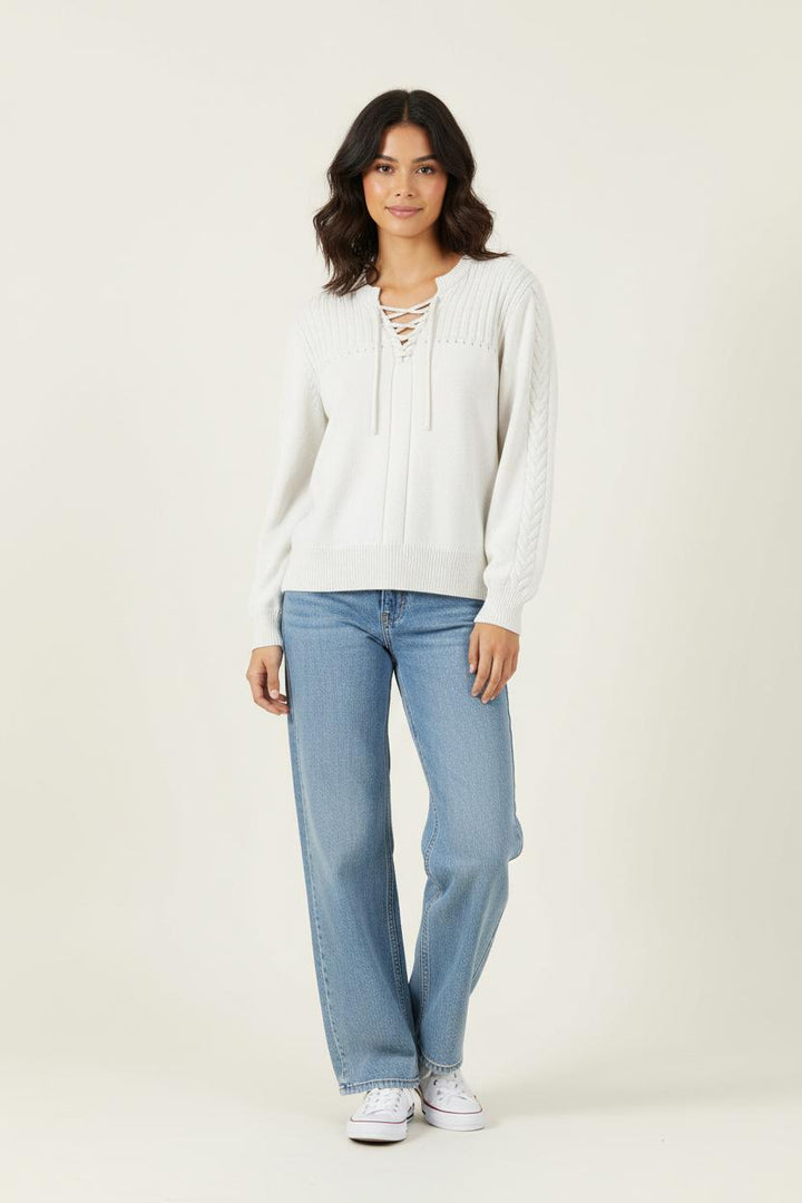 Pull Blanc - Taille S/36 de la marque Ekyog | PARAD91009 - Vendu par Paradigme - Image 1