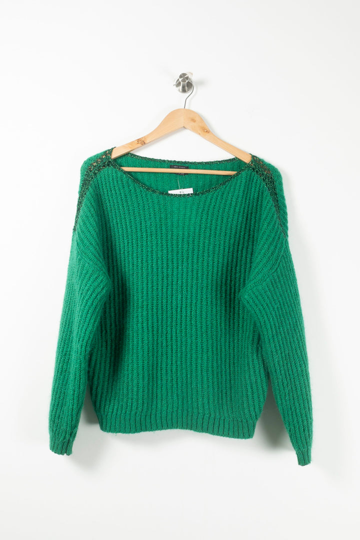 Pull Vert - Taille S/36 de la marque IKKS | PARAD91015 - Vendu par Paradigme - Image 2