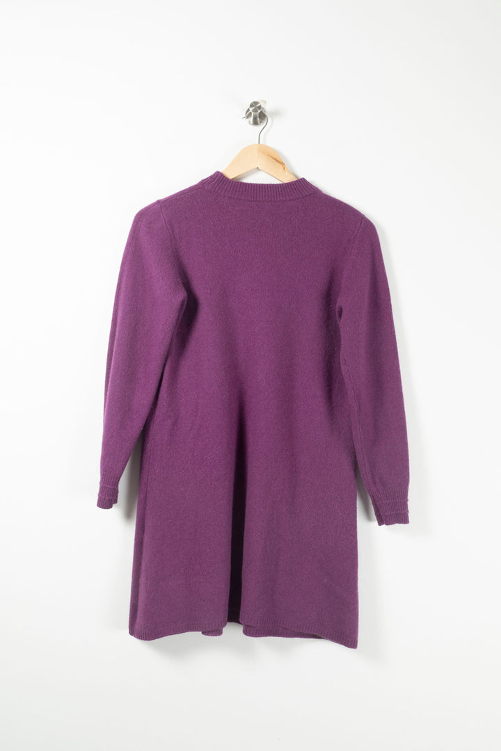Robe Pull Violette - Taille S/36 de la marque Petite Mendigote | PARAD91020 - Vendu par Paradigme - Image 4