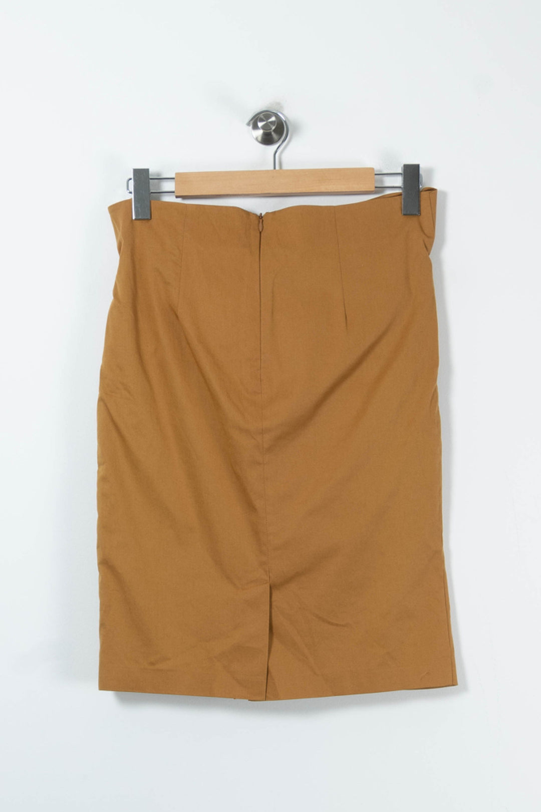Jupe Crayon Marron - Taille L/40 de la marque La Fée Maraboutée | PARAD91022 - Vendu par Paradigme - Image 4