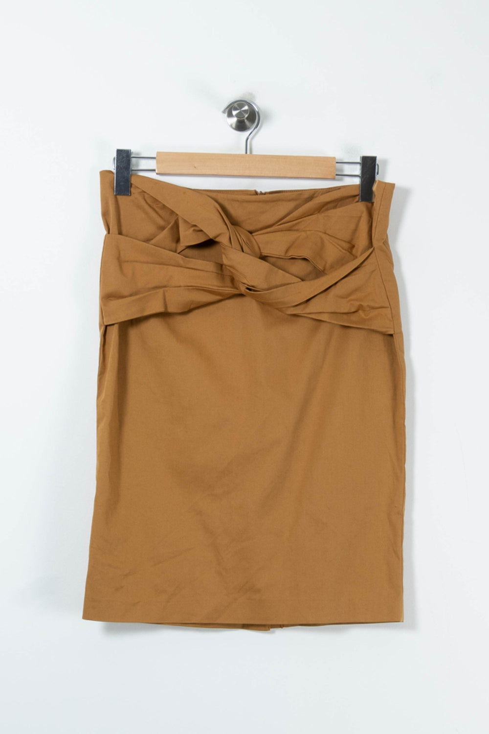 Jupe Crayon Marron - Taille L/40 de la marque La Fée Maraboutée | PARAD91022 - Vendu par Paradigme - Image 2