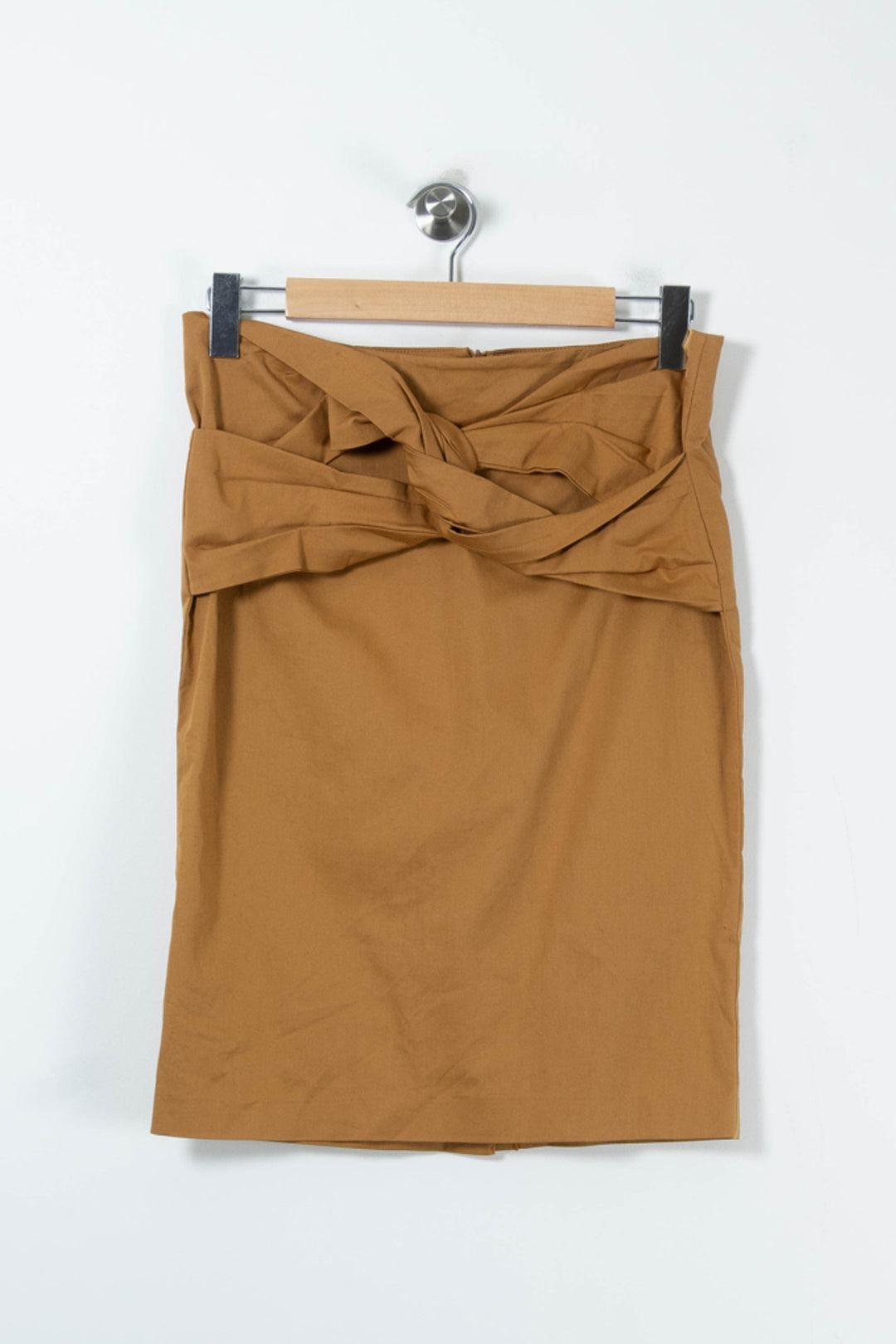 Jupe Crayon Marron - Taille L/40 de la marque La Fée Maraboutée | PARAD91022 - Vendu par Paradigme - Image 2