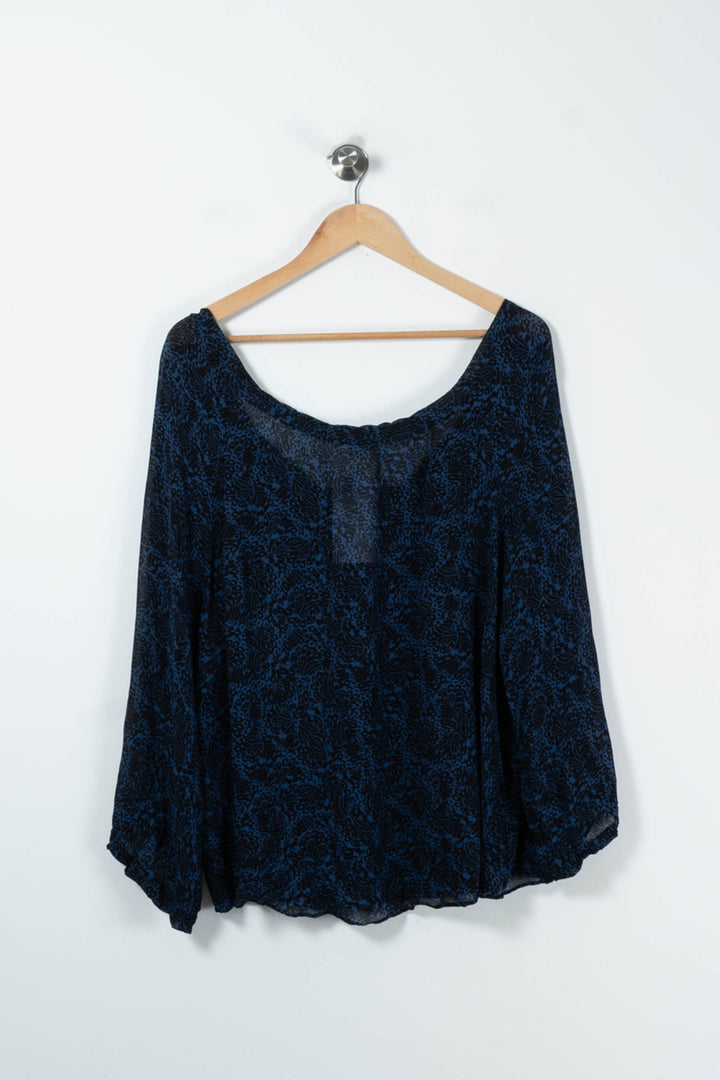 Blouse Bleue - Taille L/40 de la marque Pablo | PARAD91038 - Vendu par Paradigme - Image 4