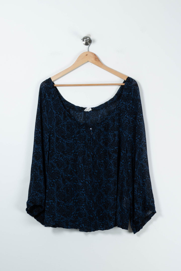 Blouse Bleue - Taille L/40 de la marque Pablo | PARAD91038 - Vendu par Paradigme - Image 2