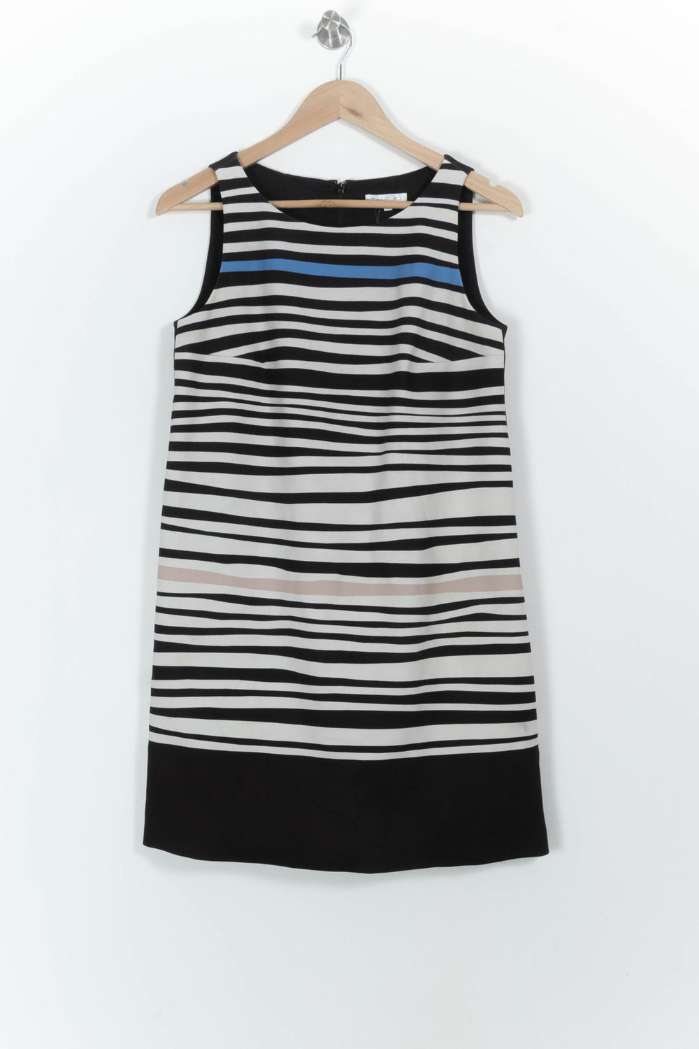 Robe Droite Noire et Blanche - Taille M/38 de la marque Paule Ka | PARAD91043 - Vendu par Paradigme - Image 2