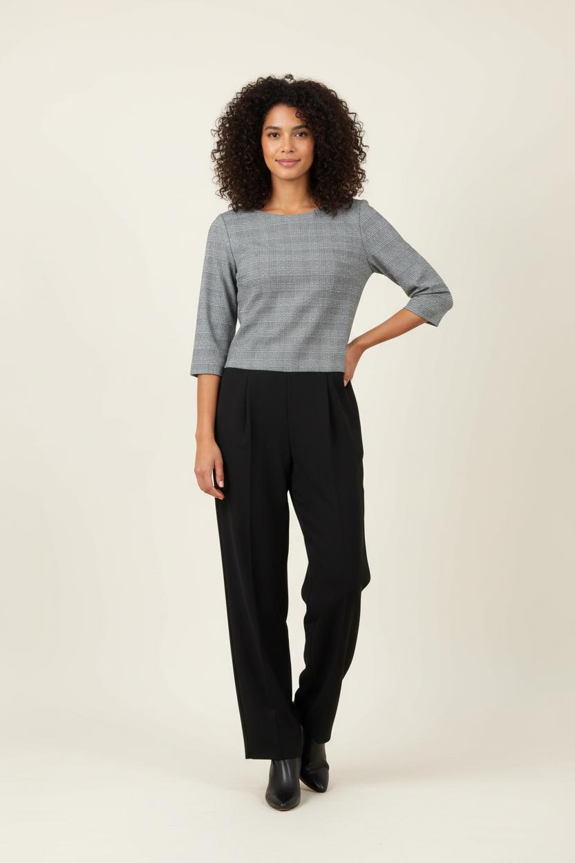 Combinaison Grise et Noire - Taille M/38 de la marque Claudie Pierlot | PARAD91044 - Vendu par Paradigme - Image 1