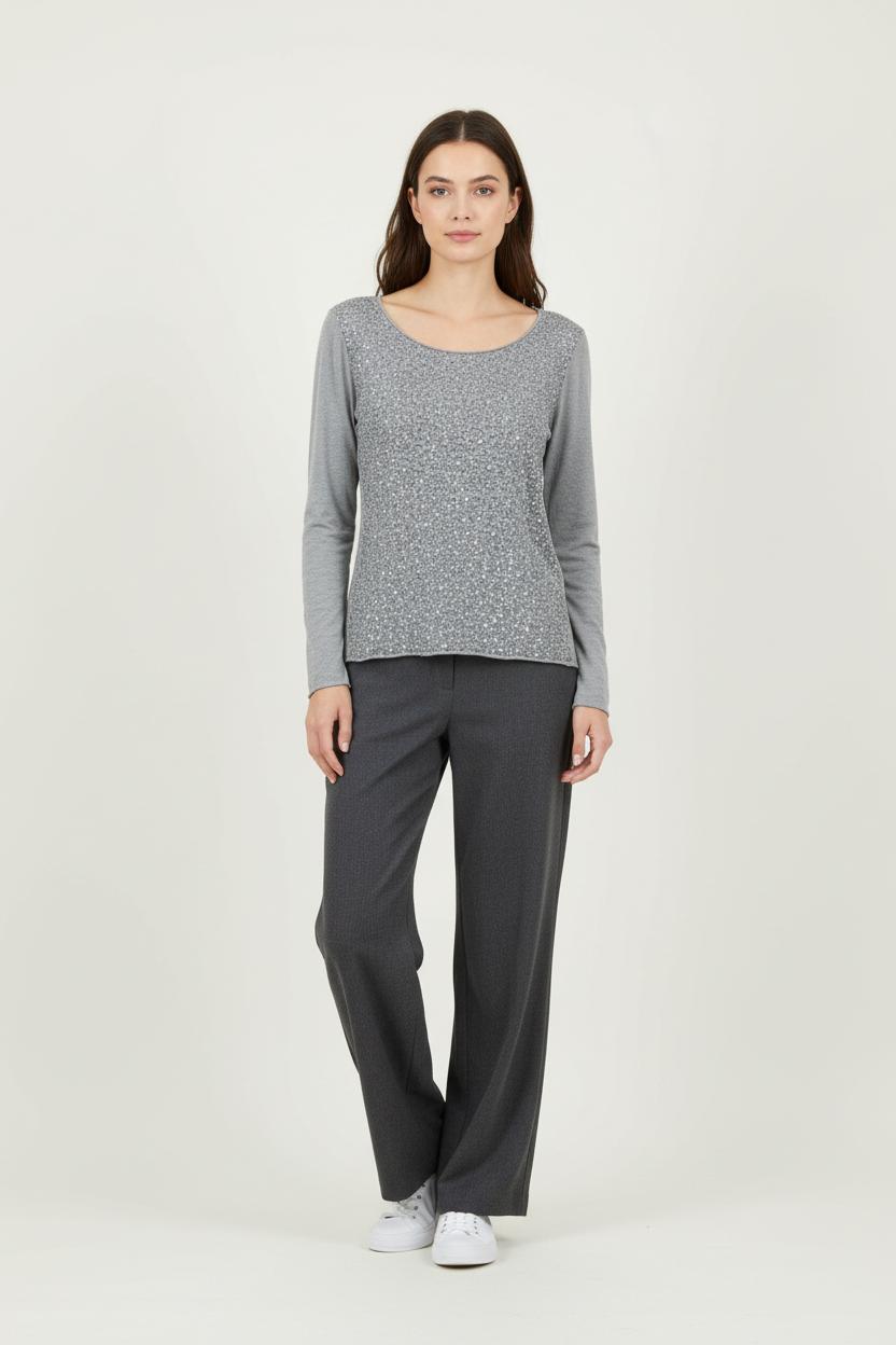 Pull Gris - Taille S/36 de la marque Bérénice | PARAD91047 - Vendu par Paradigme - Image 1