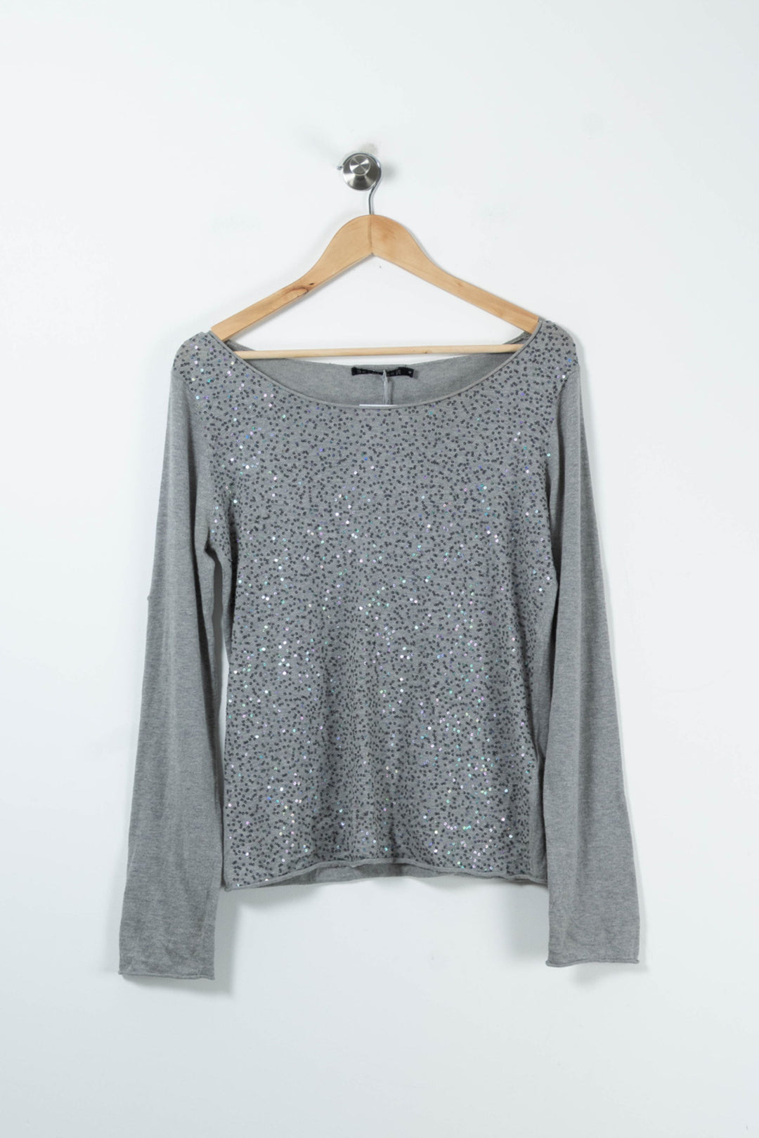 Pull Gris - Taille S/36 de la marque Bérénice | PARAD91047 - Vendu par Paradigme - Image 2