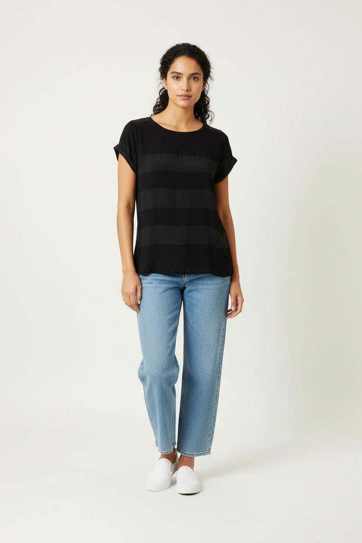 T-shirt Noir - Taille S/36 de la marque Comptoir des Cotonniers | PARAD91087 - Vendu par Paradigme - Image 1