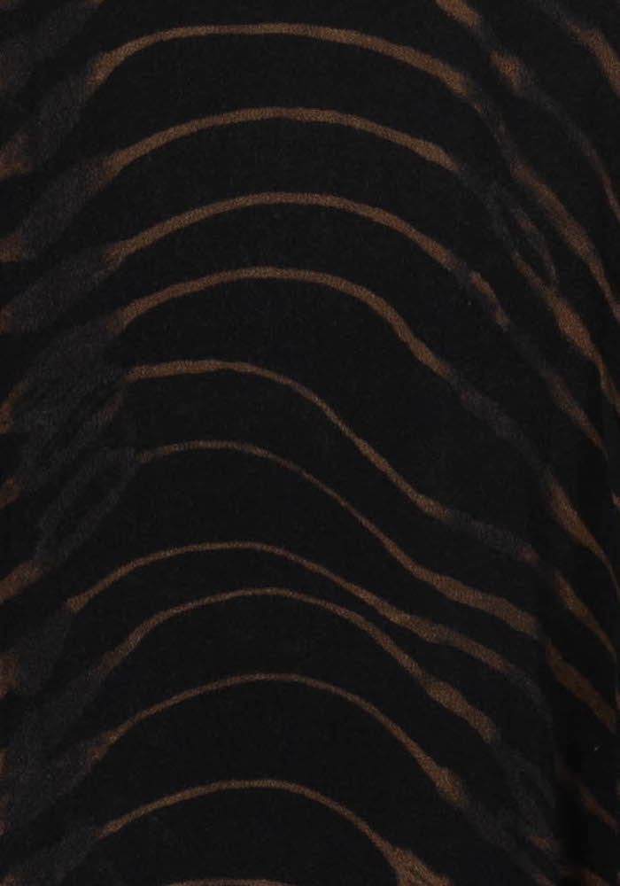 Robe Noire et Marron - Taille S/36 de la marque La Fée Maraboutée | PARAD91088 - Vendu par Paradigme - Image 3