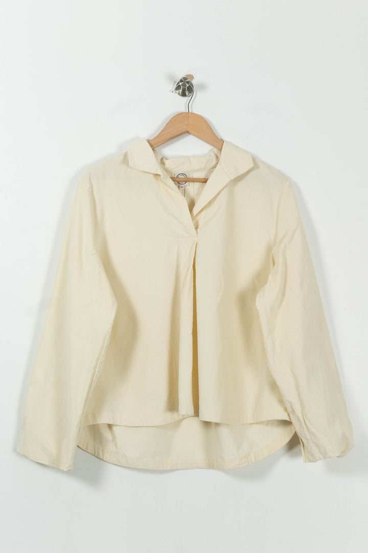 Blouse Beige - Taille M/38 de la marque Ines de la Fressange Paris | PARAD91094 - Vendu par Paradigme - Image 2