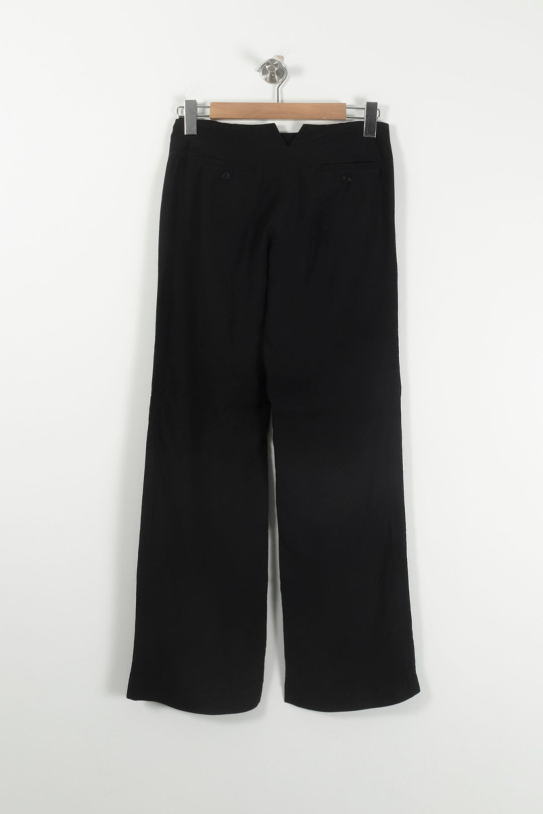 Pantalon Large Noir - Taille S/36 de la marque Ines de la Fressange Paris | PARAD91095 - Vendu par Paradigme - Image 4