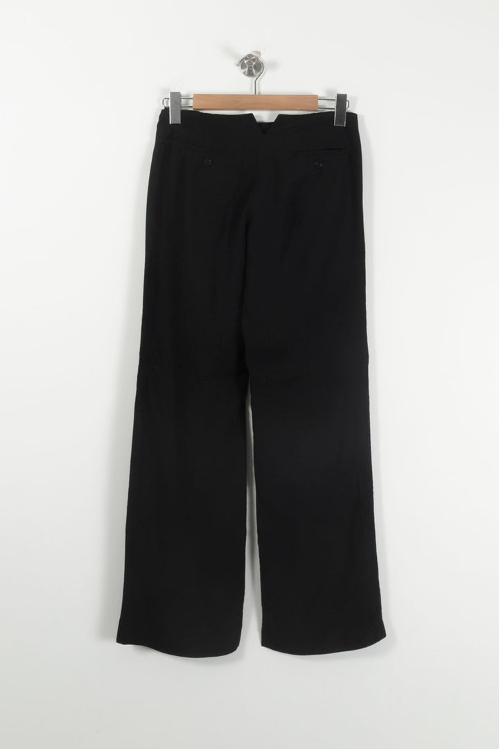 Pantalon Large Noir - Taille S/36 de la marque Ines de la Fressange Paris | PARAD91095 - Vendu par Paradigme - Image 4
