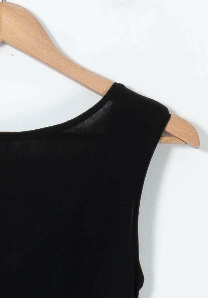 Robe Longue Noire - Taille S/36 de la marque Max Mara | PARAD91096 - Vendu par Paradigme - Image 3