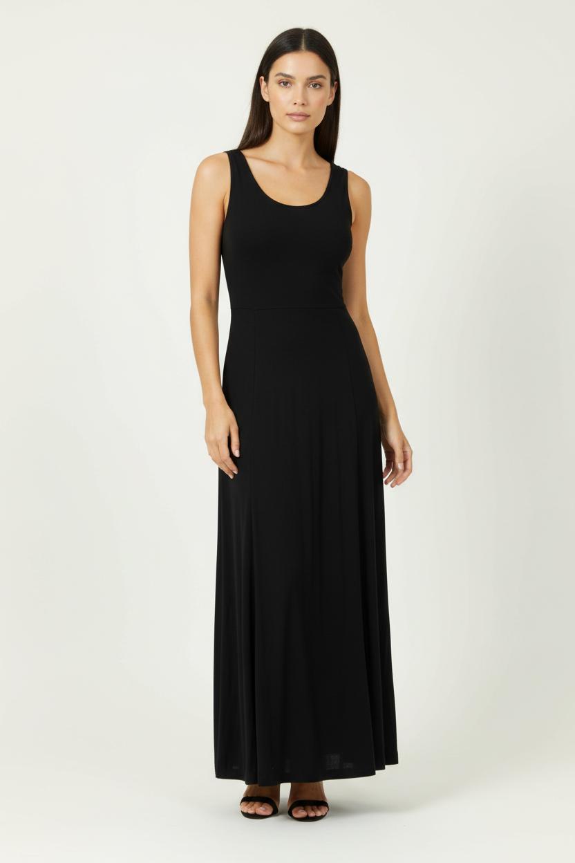 Robe Longue Noire - Taille S/36 de la marque Max Mara | PARAD91096 - Vendu par Paradigme - Image 1