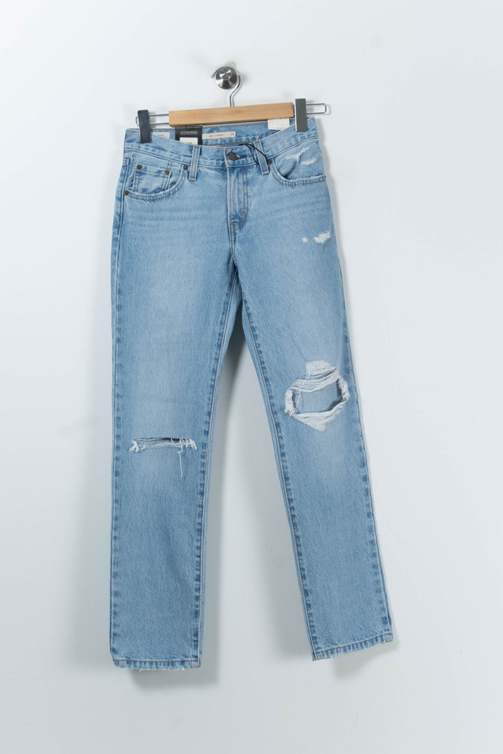 Jean Droit Bleu - Taille XS/34 de la marque Levi's | PARAD91100 - Vendu par Paradigme - Image 2
